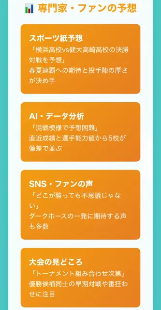 【2025夏の甲子園49代表】優勝候補5校最新予想ランキングと注目選手まとめ！