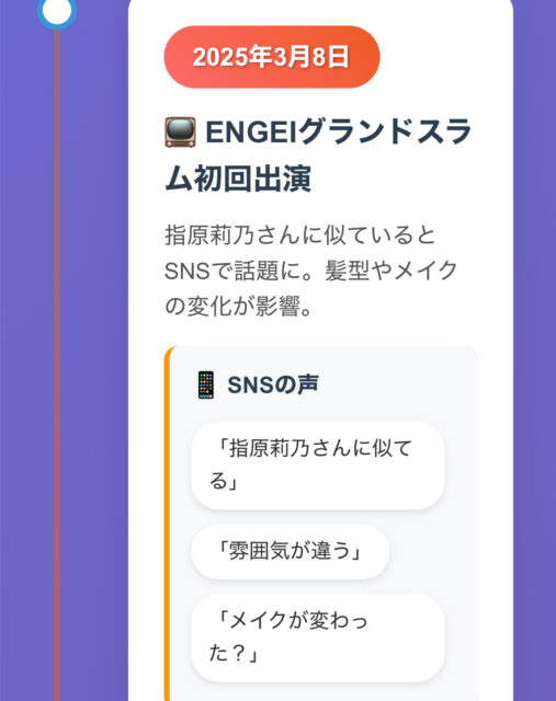 2025年8月2日ENEGIグランドスラム【松岡茉優】顔変わった？X口コミと最新画像比較