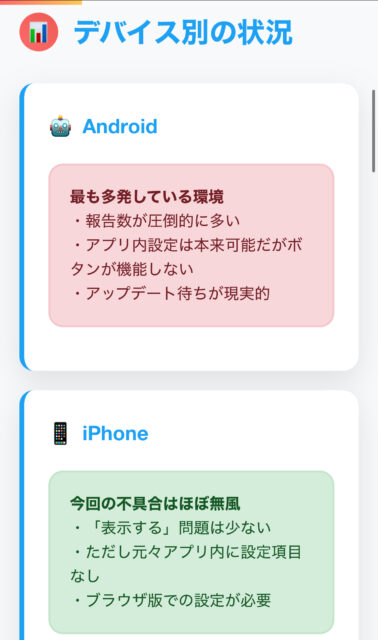 【最新】Xセンシティブ表示されない/押せない時の解除はどこで?