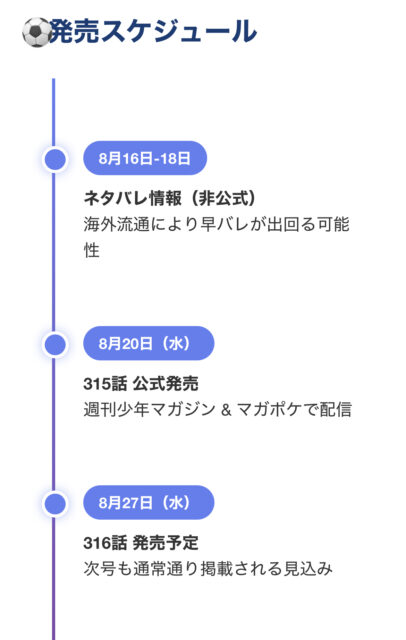 【悲報】ブルーロック315話は休載！発売日はいつ？spoiler最新話ネタバレ考察