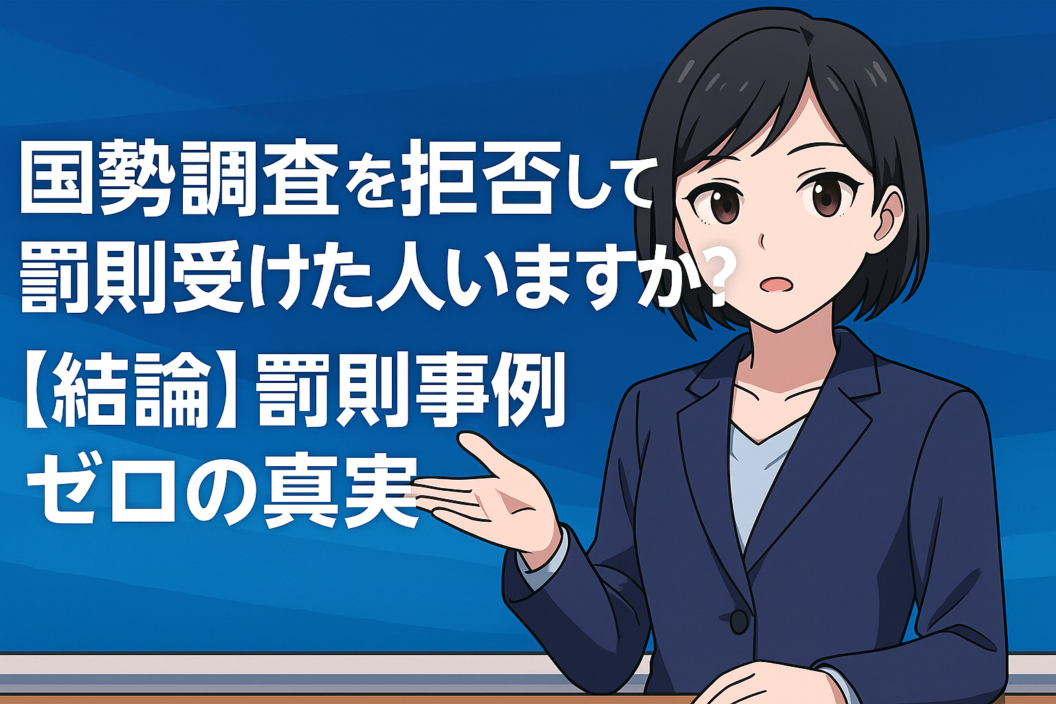 国勢調査を拒否して罰則受けた人いますか？【結論】罰則事例ゼロの真実