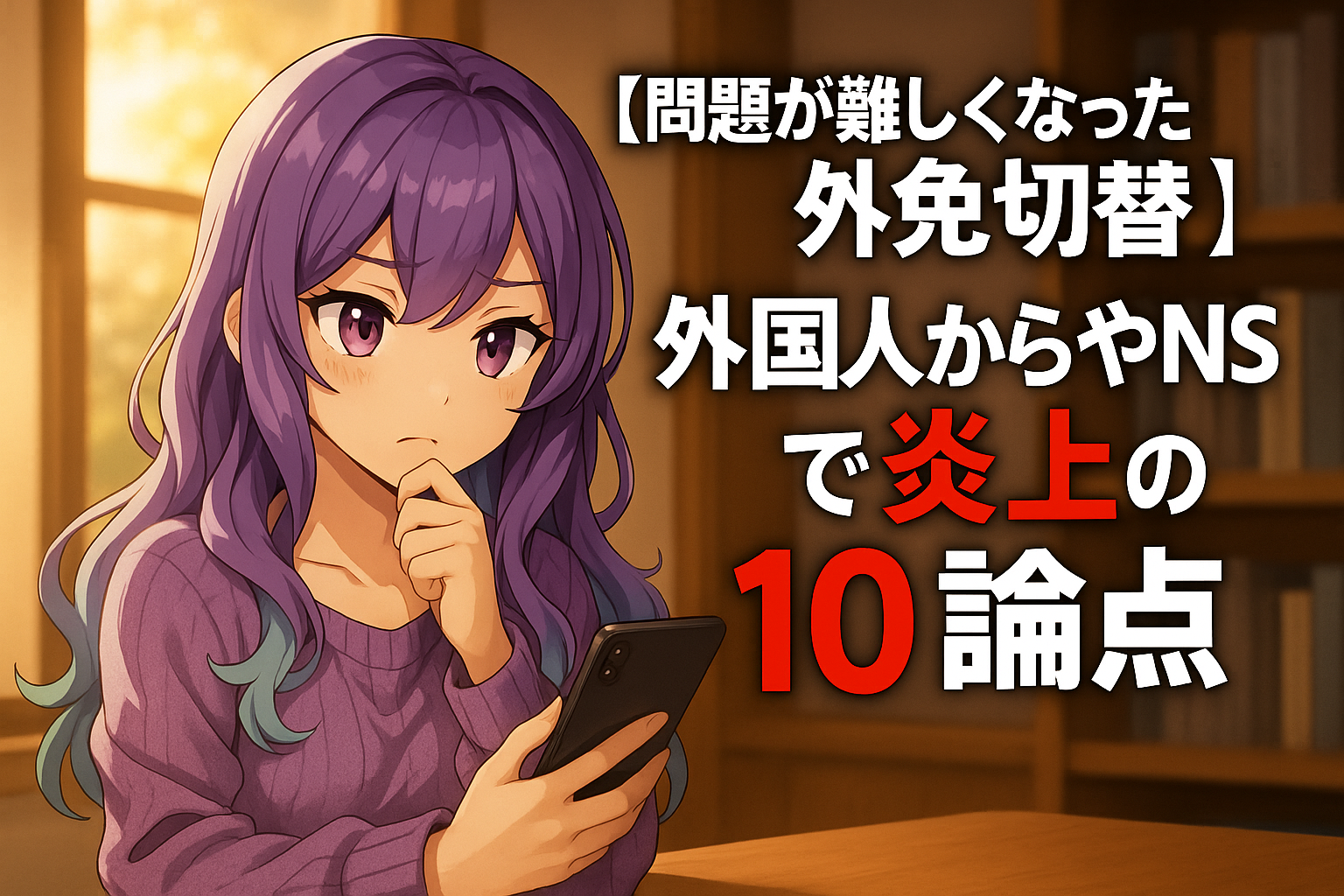 【問題が難しくなった外免切替】外国人からやSNSで炎上の10論点