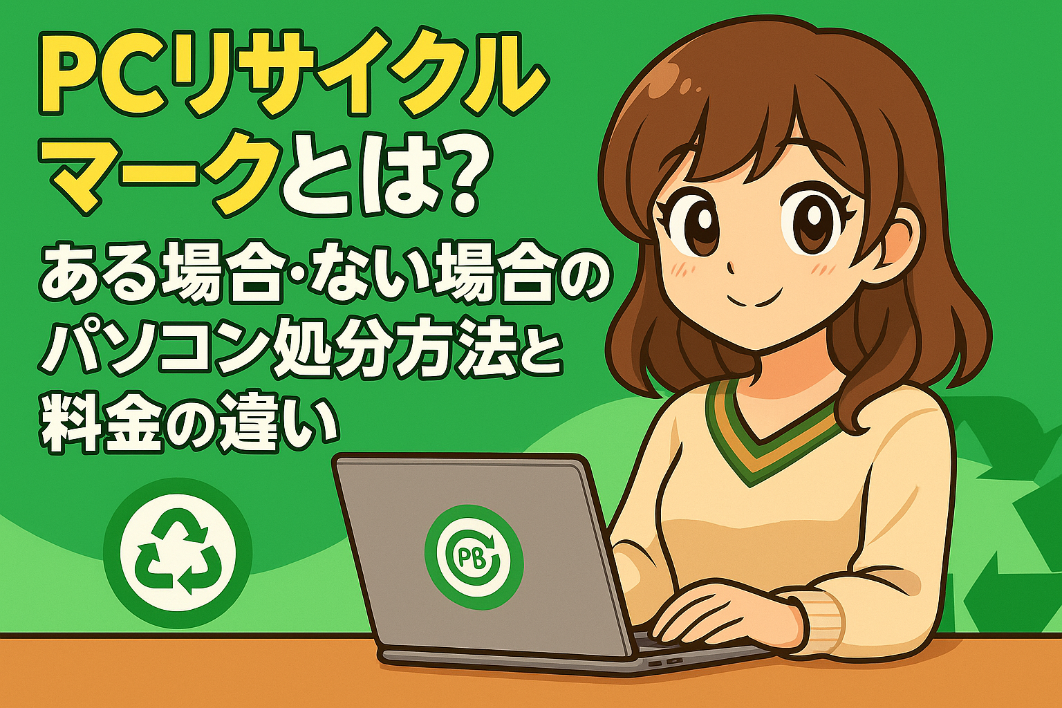 PCリサイクルマークとは?ある場合・ない場合のパソコン処分方法と料金の違い