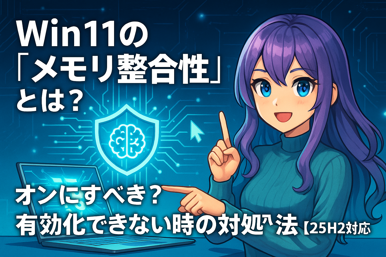 Win11の「メモリ整合性」とは?オンにすべき?有効化できない時の対処法