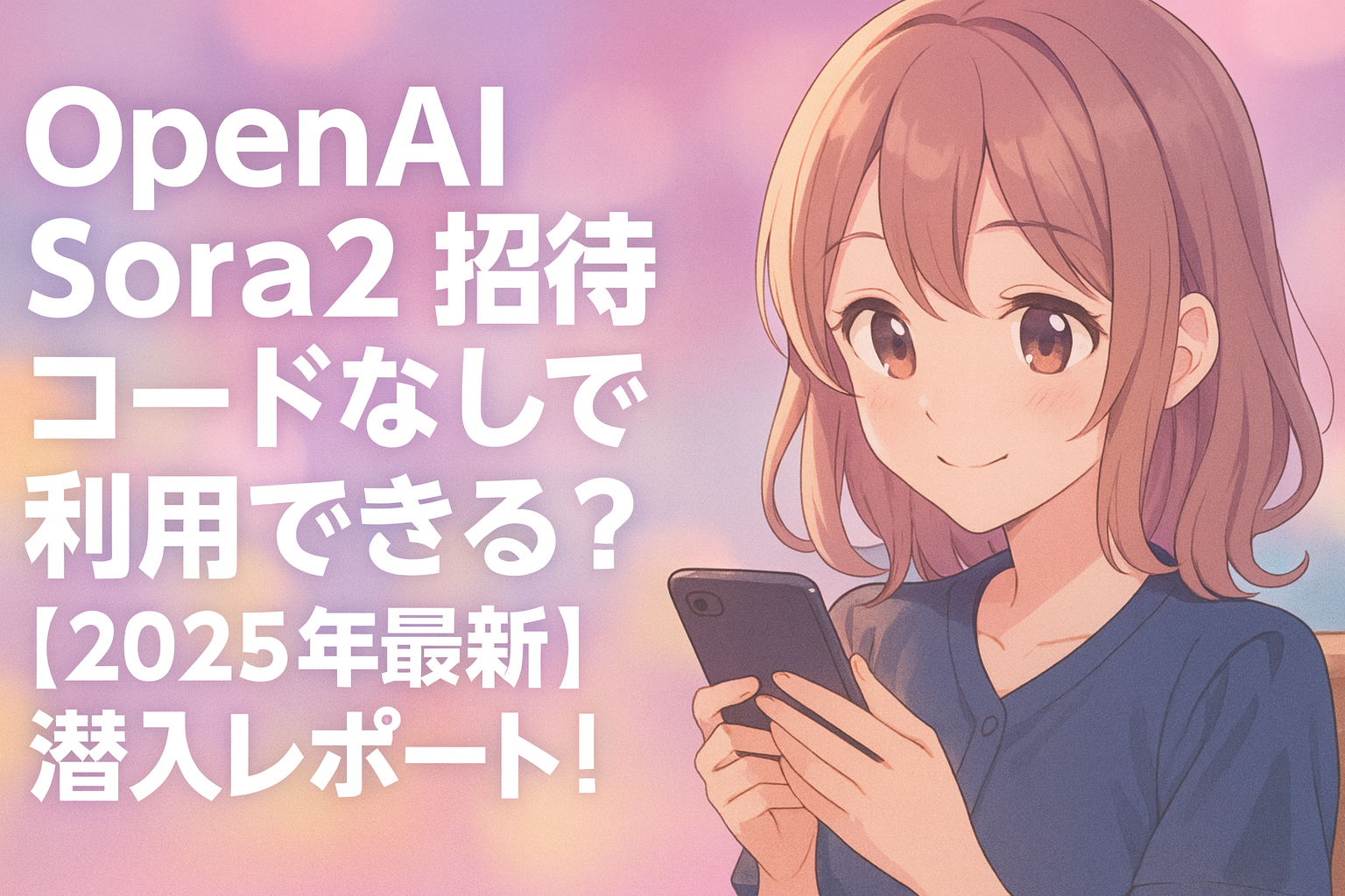 OpenAI Sora2 招待コードなしで利用できる？【2025年最新】潜入レポート！