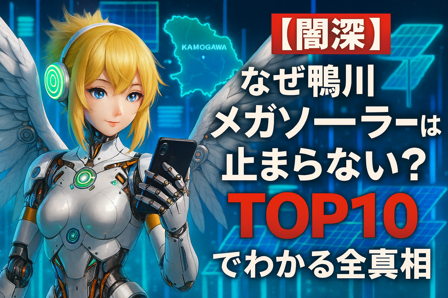 【闇深】なぜ鴨川メガソーラーは止まらない？TOP10でわかる全真相