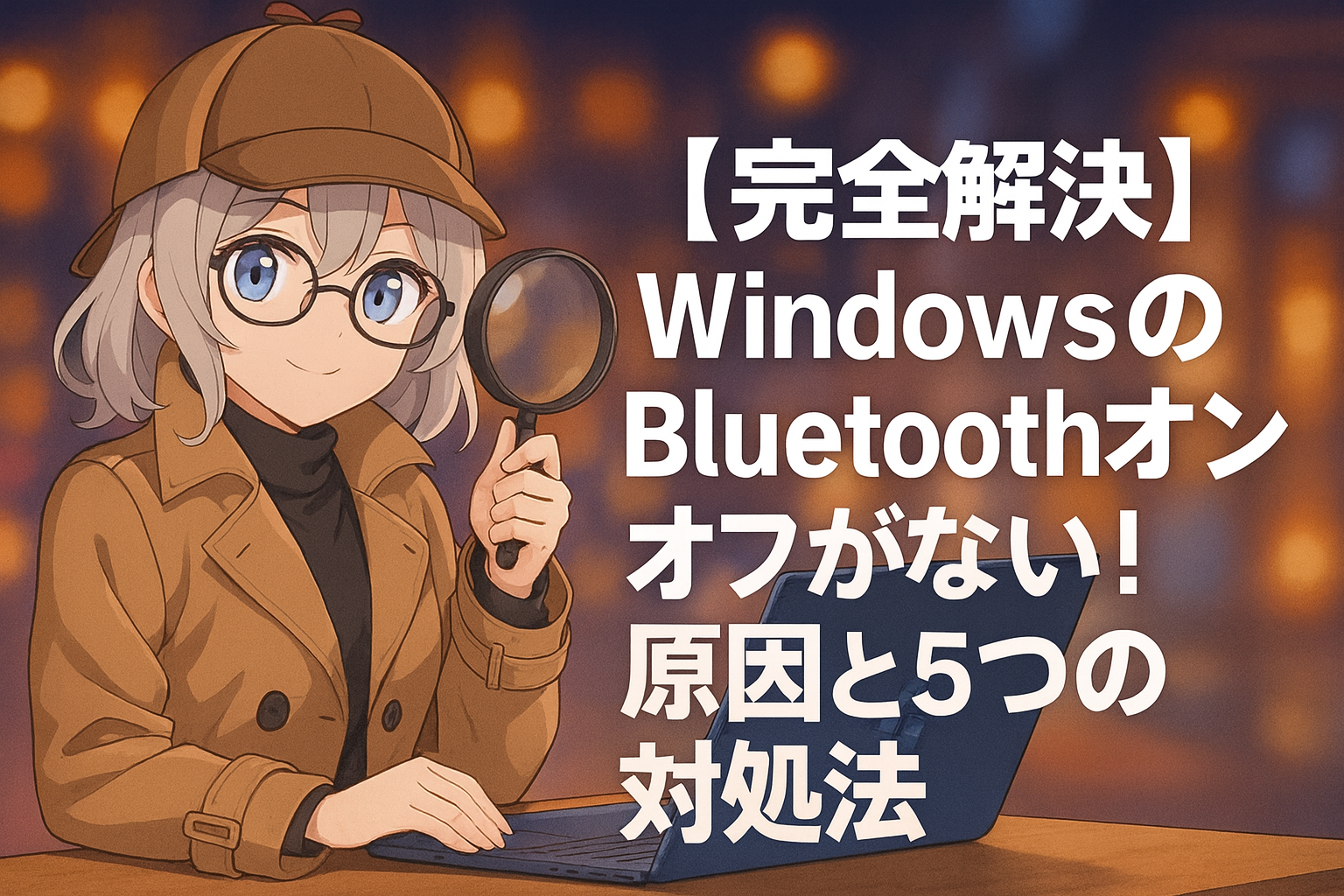 【完全解決】WindowsのBluetoothオンオフがない！原因と5つの対処法