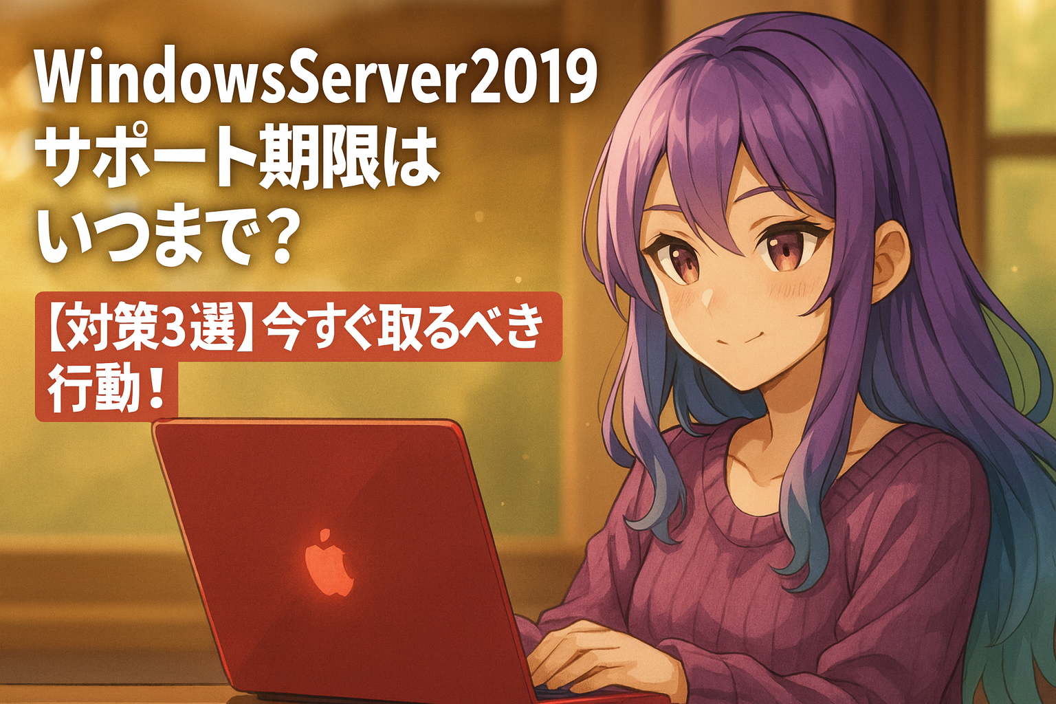 WindowsServer2019サポート期限はいつまで？【対策3選】今すぐ取るべき行動！