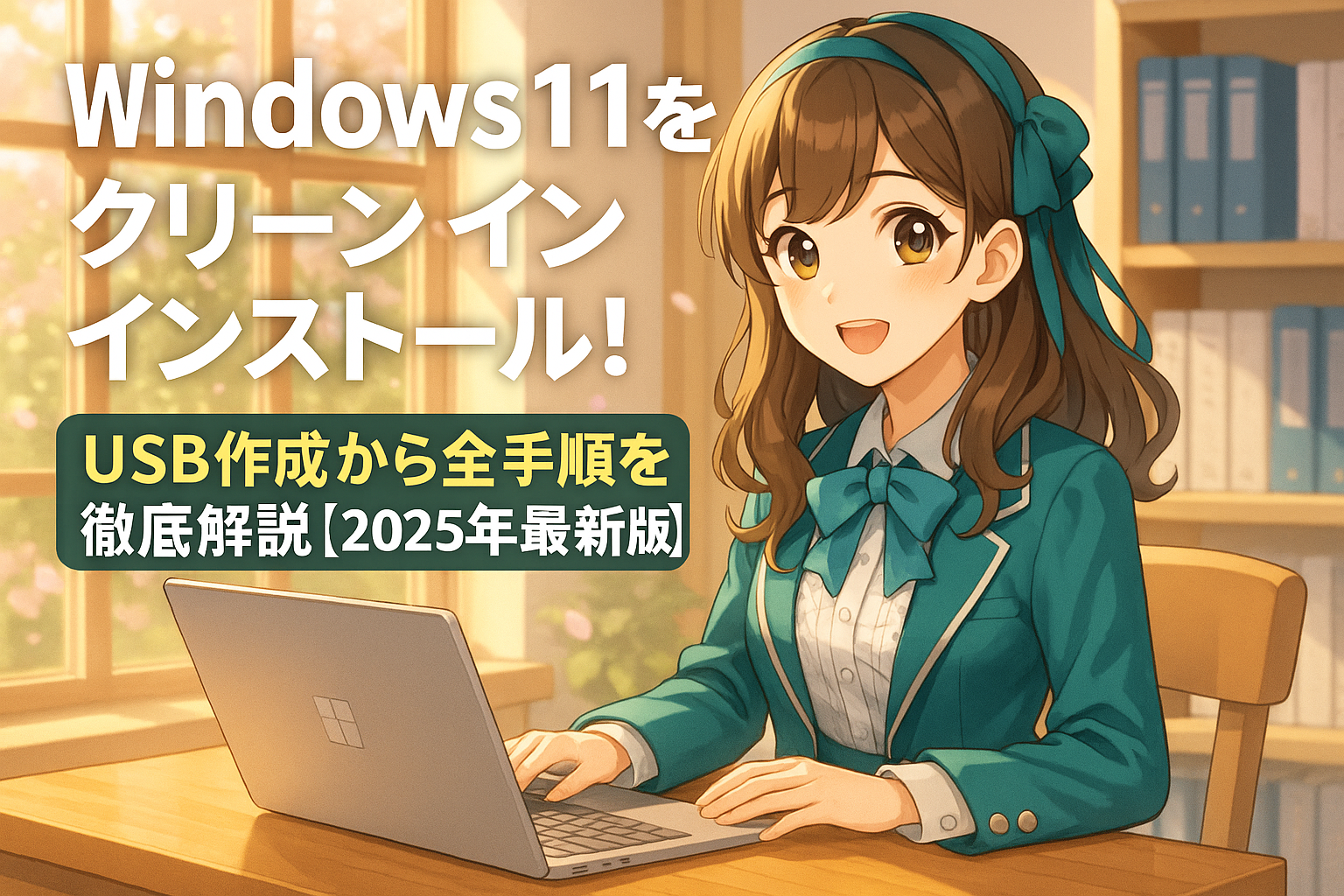 Windows11をクリーンインストール！USB作成から全手順を徹底解説【2025年最新版】