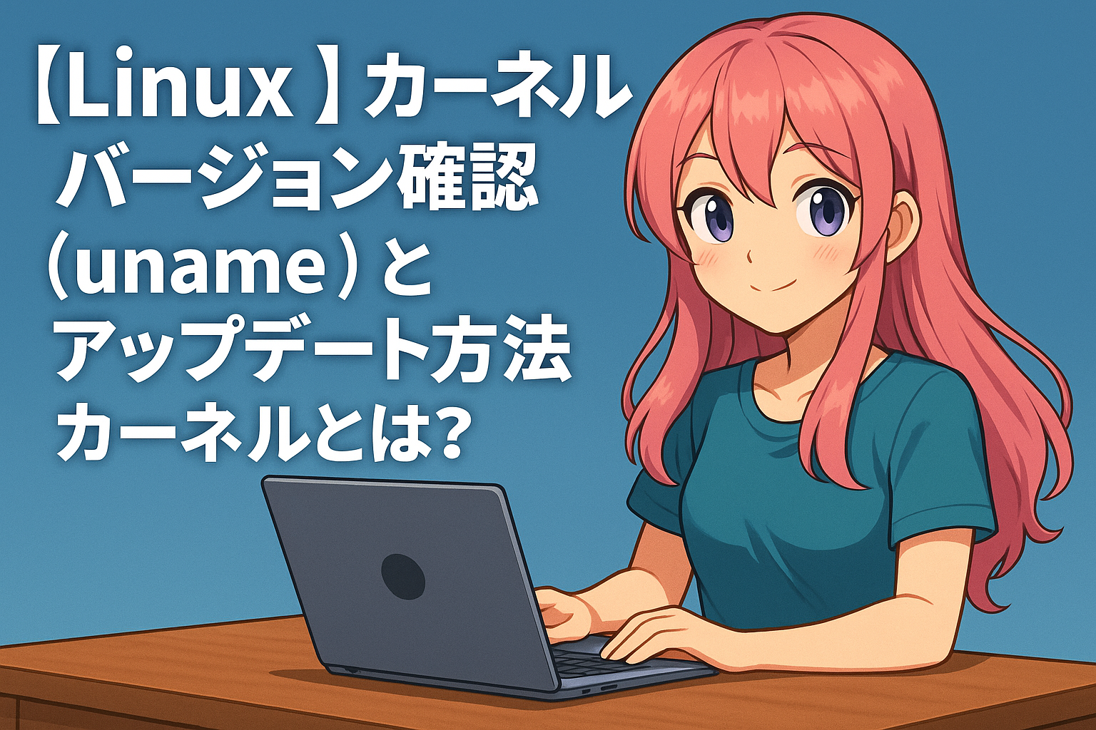 【Linux】カーネルのバージョン確認 (uname) とアップデート方法｜カーネルとは？