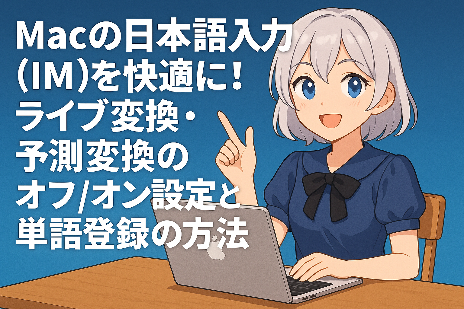 Macの日本語入力（IM）を快適に！ライブ変換・予測変換のオフ/オン設定と単語登録の方法