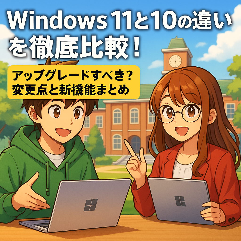 Windows 11と10の違いを徹底比較!アップグレードすべき?変更点と新機能まとめ