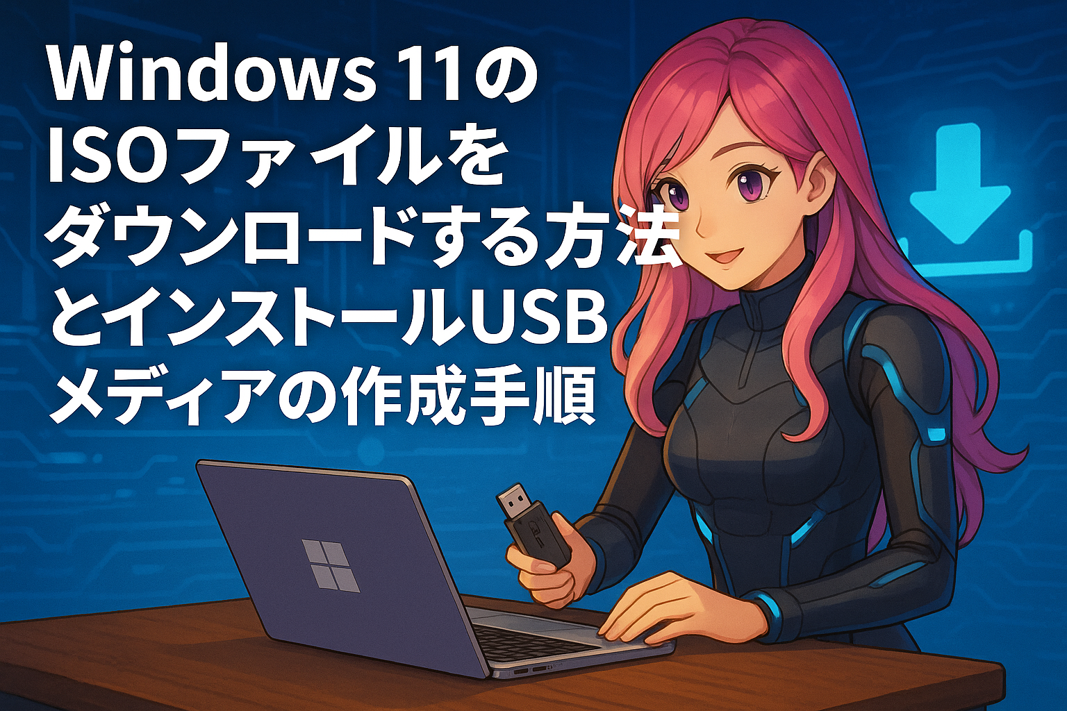 Windows 11のISOファイルをダウンロードする方法とインストールUSBメディアの作成手順