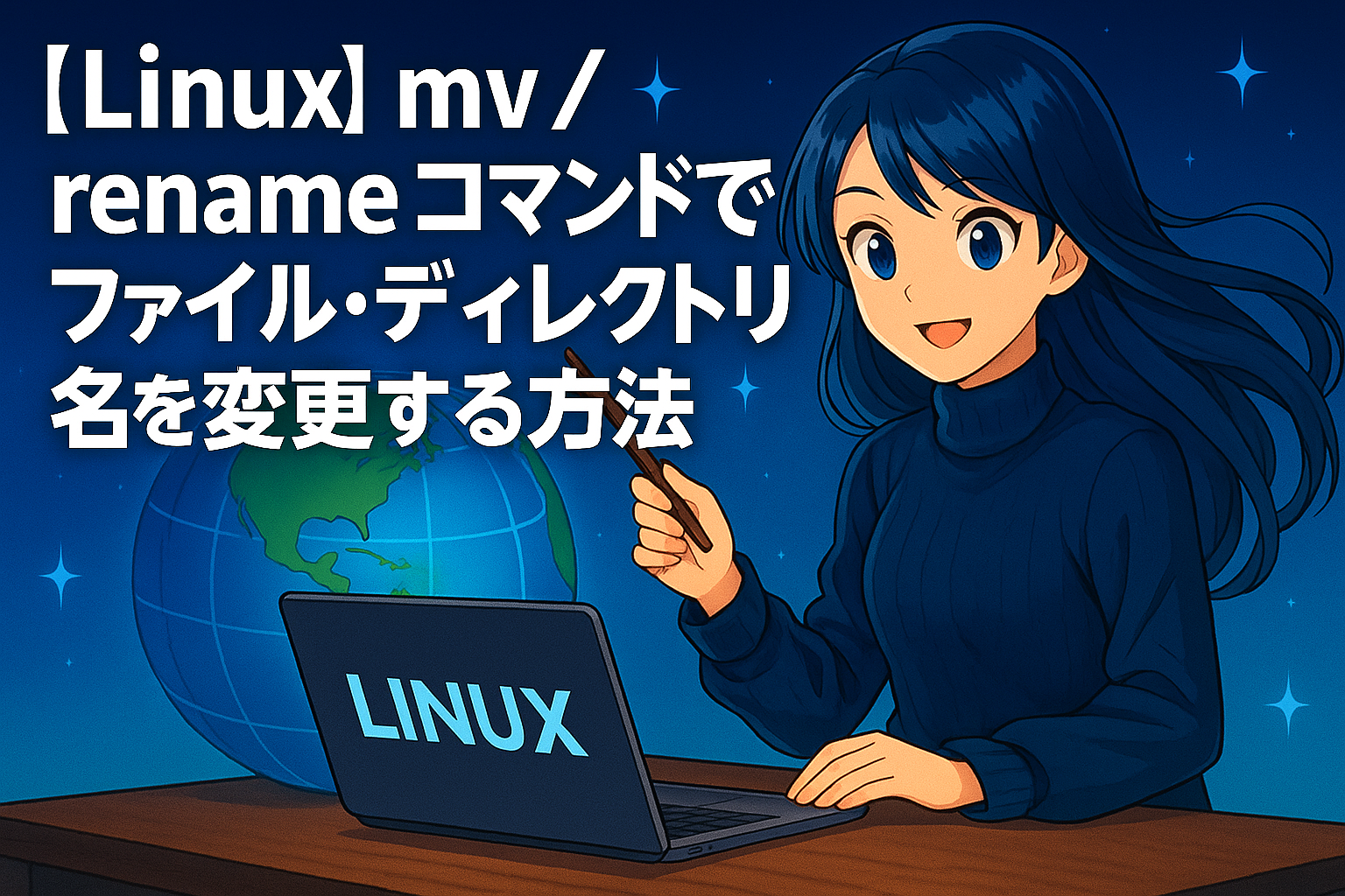 【Linux】mv / renameコマンドでファイル・ディレクトリ名を変更する方法