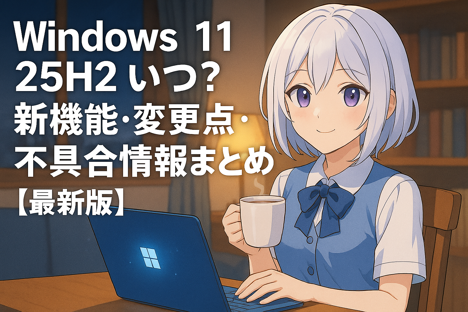 Windows11 25H2 いつ？新機能・変更点・不具合情報まとめ【最新版】