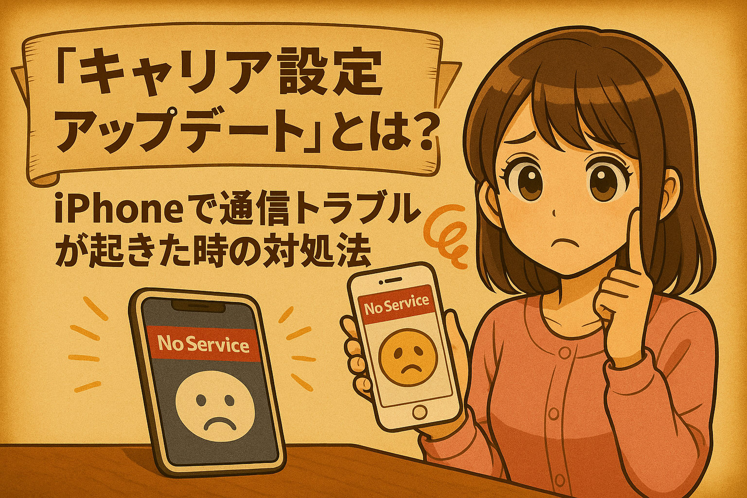 「キャリア設定アップデート」とは？iPhoneで通信トラブルが起きた時の対処法