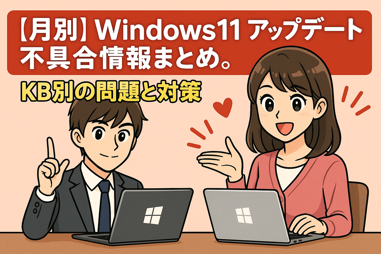 【月別】Windows11アップデート不具合情報まとめ。KB別の問題と対策