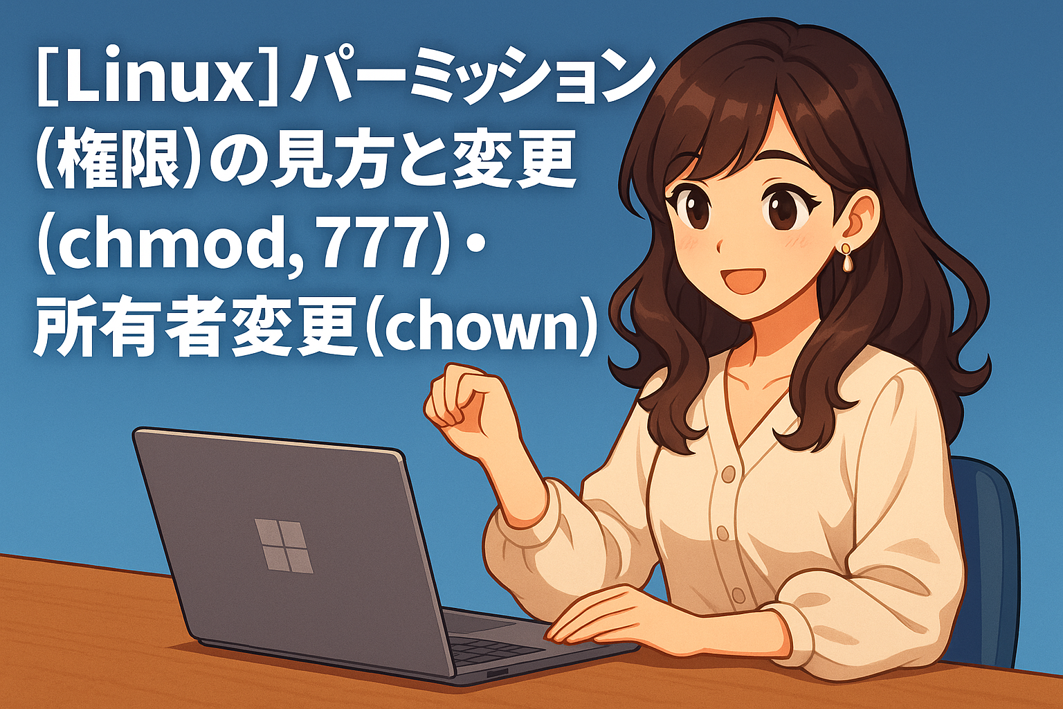 【Linux】パーミッション (権限) の見方と変更 (chmod, 777)・所有者変更 (chown)