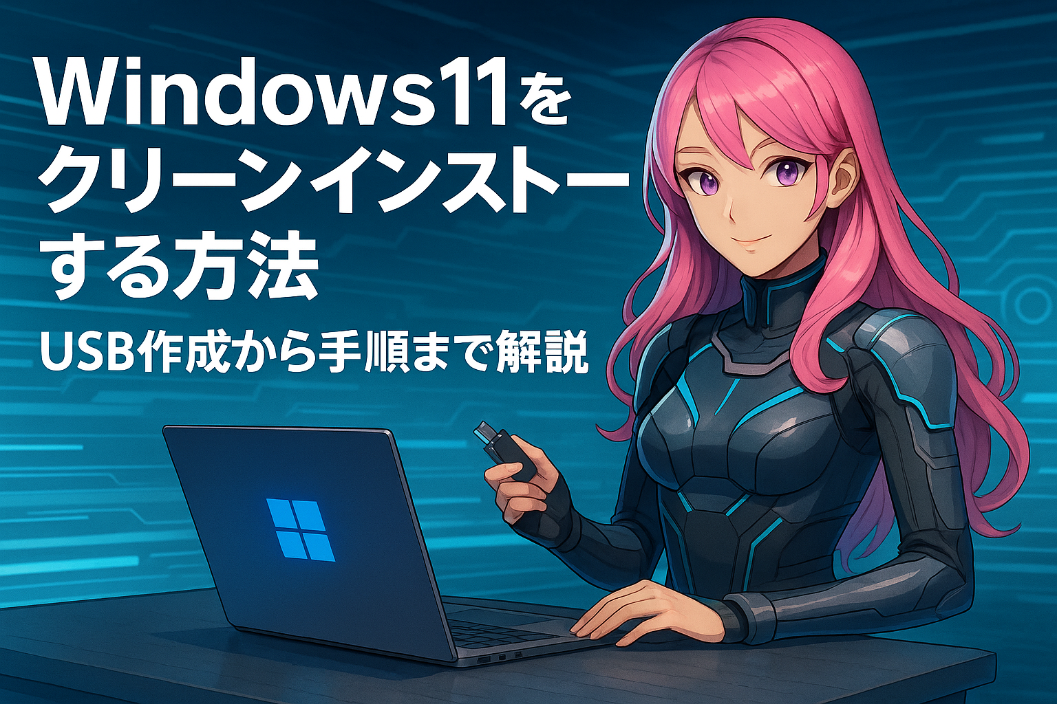 Windows11をクリーンインストールする方法。USB作成から手順まで解説
