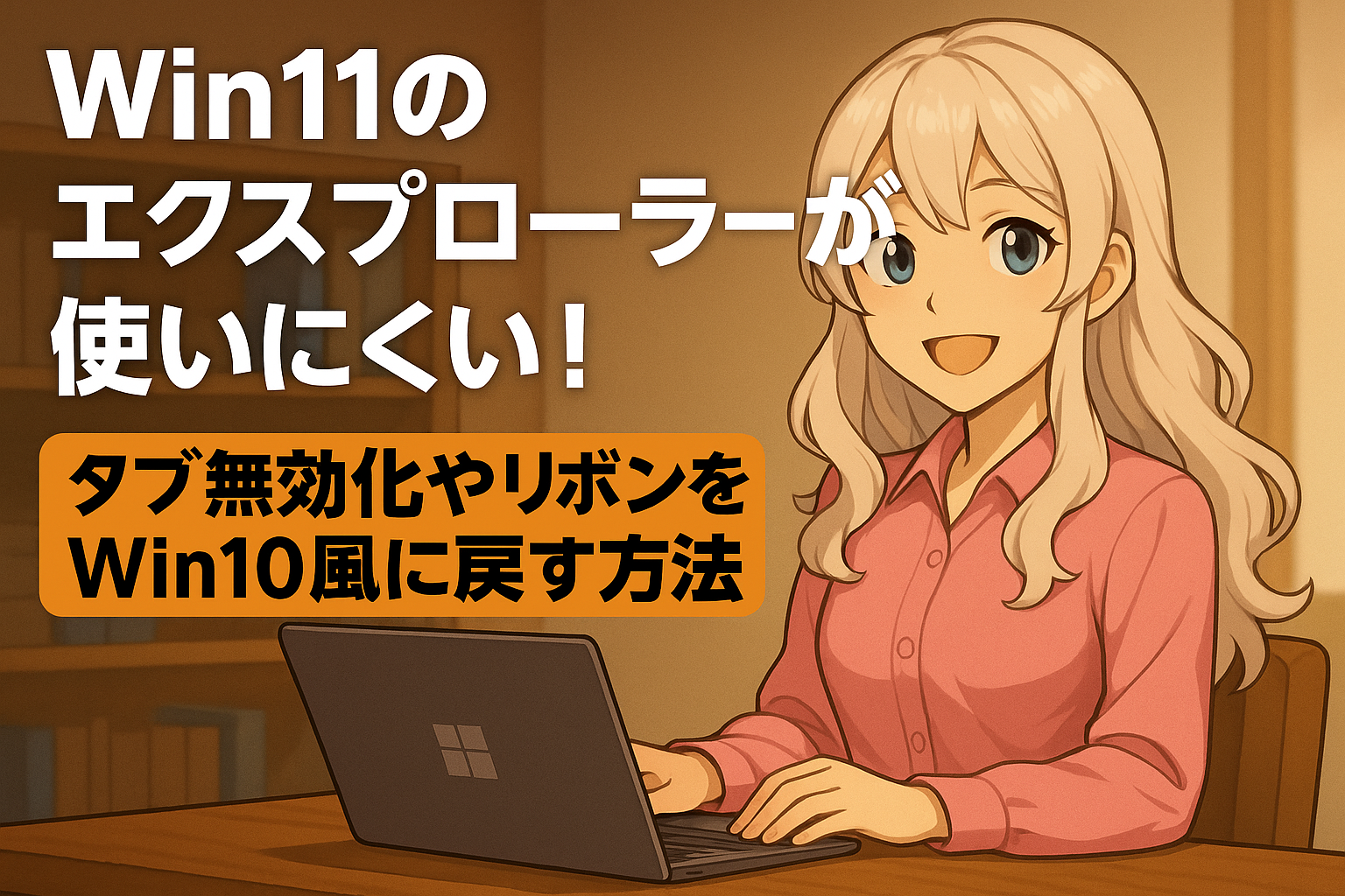Win11のエクスプローラーが使いにくい！タブ無効化やリボンをWin10風に戻す方法