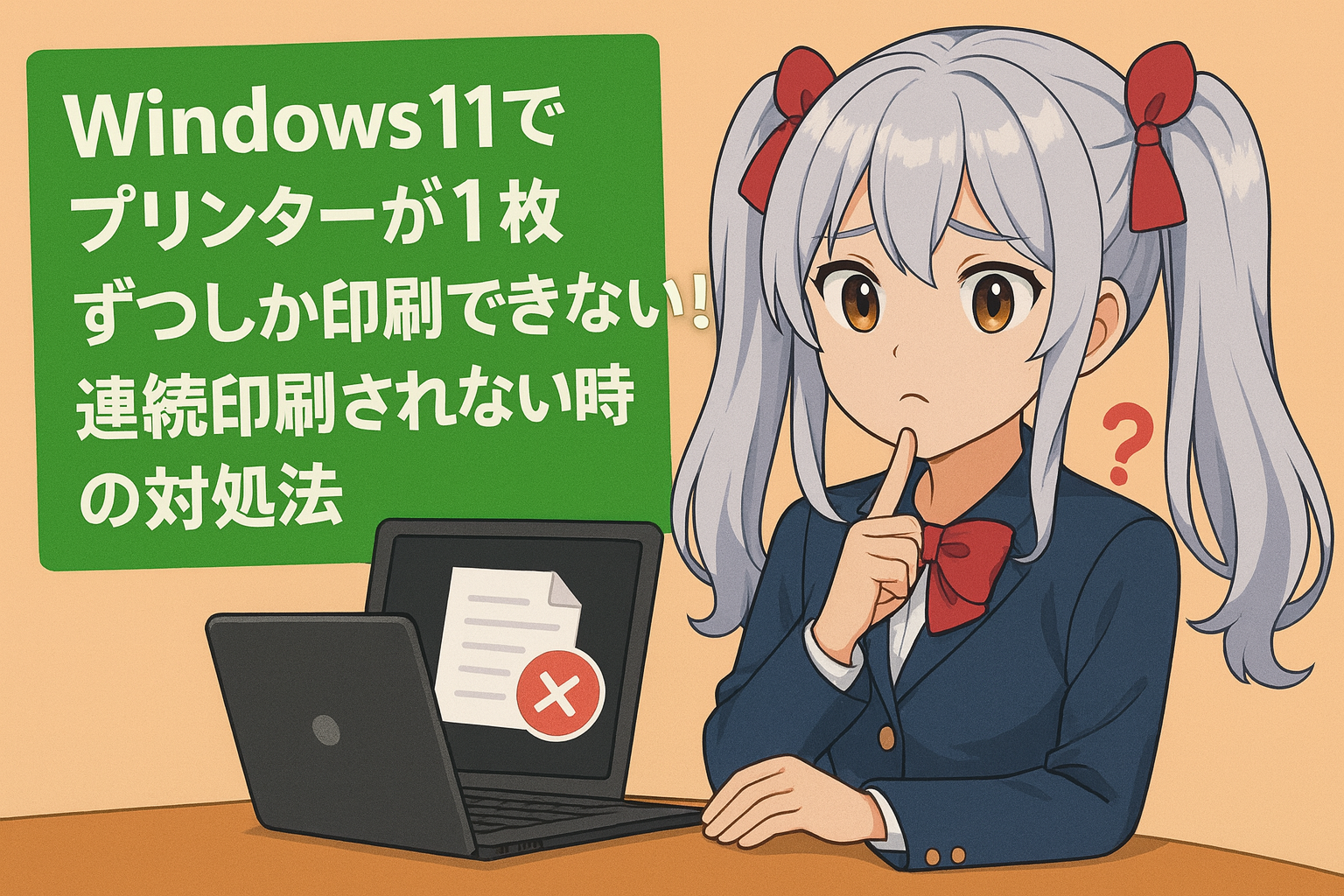 Windows 11でプリンターが1枚ずつしか印刷できない！連続印刷されない時の対処法
