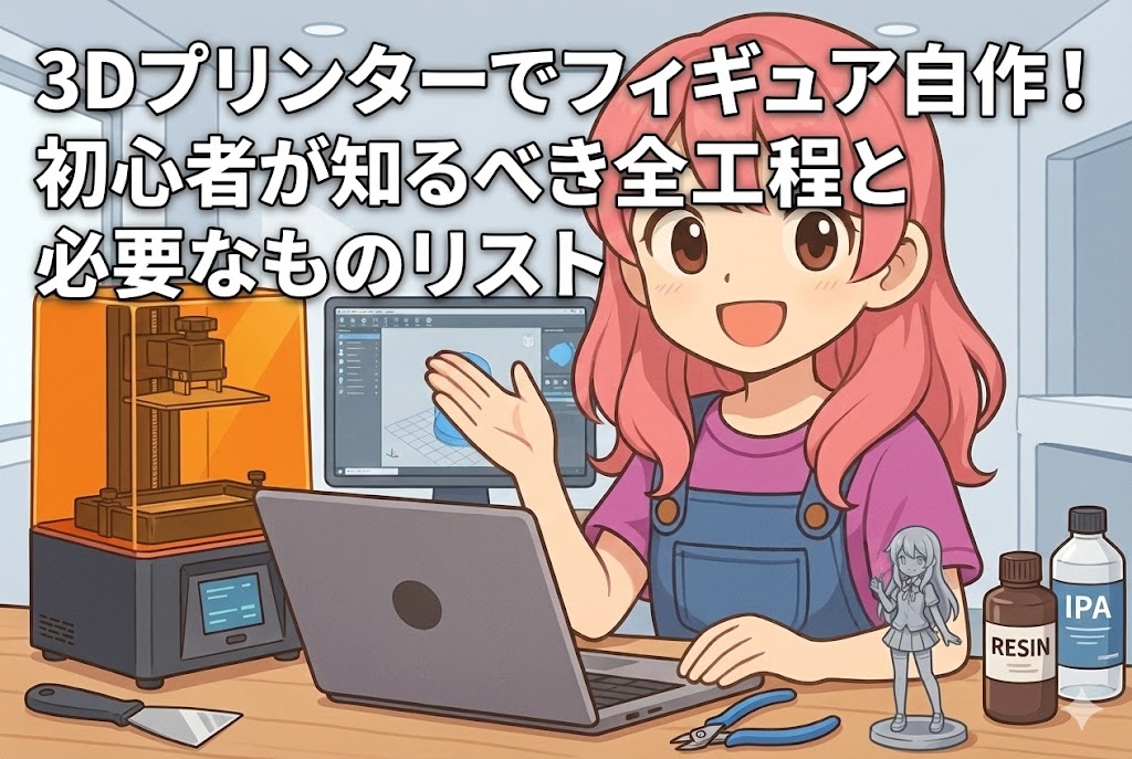 3Dプリンターでフィギュア自作！初心者が知るべき全工程と必要なものリスト