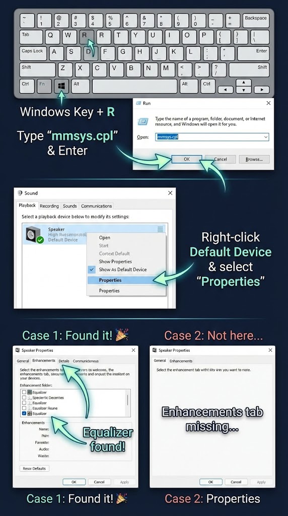 Windows 11にイコライザーはない?標準の「オーディオ拡張機能」とおすすめイコライザーアプリ